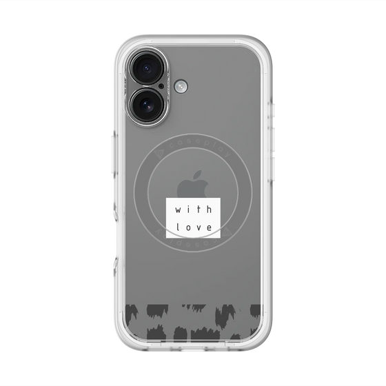 スリムプロテクションプレミアムケース with MagSafe［ artistic texture - 01 ］
