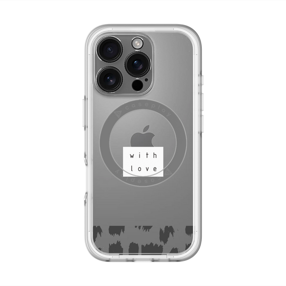 スリムプロテクションプレミアムケース with MagSafe［ artistic texture - 01 ］