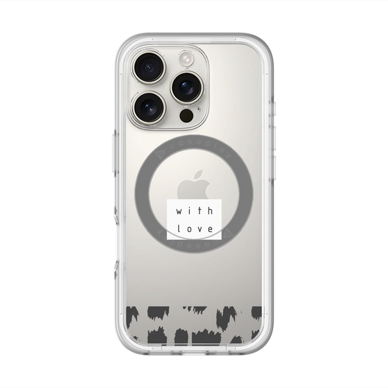 スリムプロテクションプレミアムケース with MagSafe［ artistic texture - 01 ］