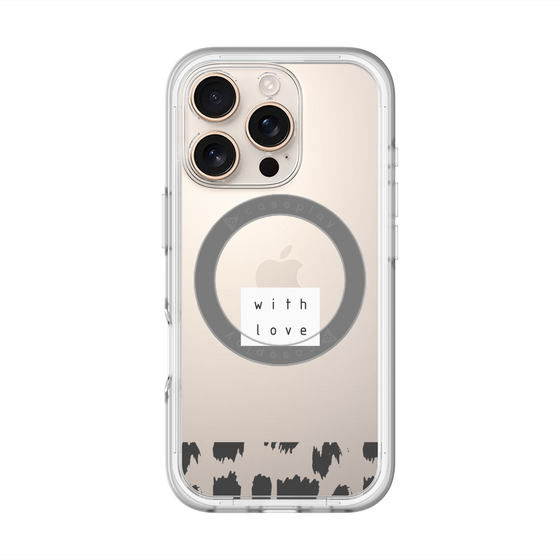 スリムプロテクションプレミアムケース with MagSafe［ artistic texture - 01 ］