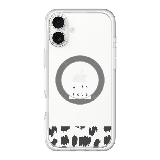 スリムプロテクションプレミアムケース with MagSafe［ artistic texture - 01 ］