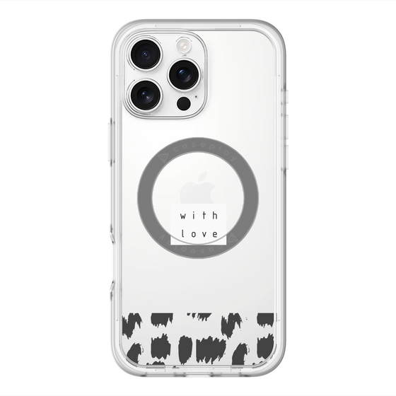 スリムプロテクションプレミアムケース with MagSafe［ artistic texture - 01 ］