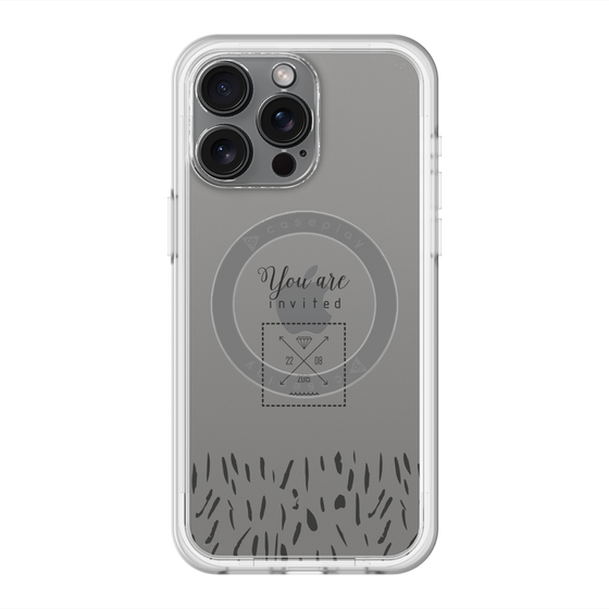 スリムプロテクションプレミアムケース with MagSafe［ artistic texture - 02 ］