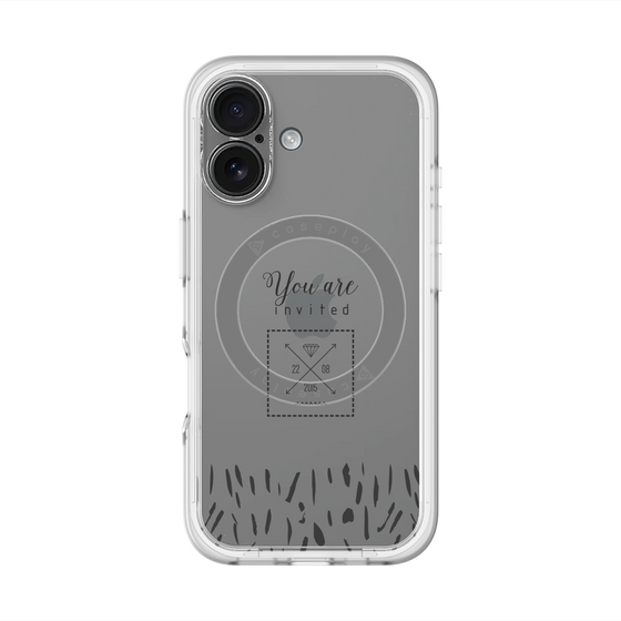 スリムプロテクションプレミアムケース with MagSafe［ artistic texture - 02 ］