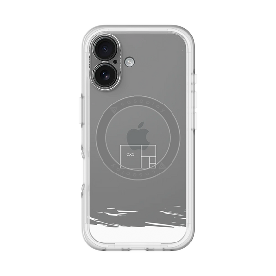 スリムプロテクションプレミアムケース with MagSafe［ artistic texture - 04 ］