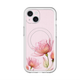 スリムプロテクションプレミアムケース with MagSafe［ Natural Flower - Pink ］