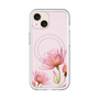 スリムプロテクションプレミアムケース with MagSafe［ Natural Flower - Pink ］