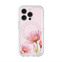 スリムプロテクションプレミアムケース with MagSafe［ Natural Flower - Pink ］