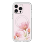 スリムプロテクションプレミアムケース with MagSafe［ Natural Flower - Pink ］