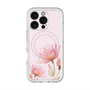 スリムプロテクションプレミアムケース with MagSafe［ Natural Flower - Pink ］