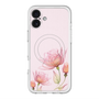 スリムプロテクションプレミアムケース with MagSafe［ Natural Flower - Pink ］