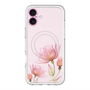 スリムプロテクションプレミアムケース with MagSafe［ Natural Flower - Pink ］