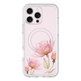 スリムプロテクションプレミアムケース with MagSafe［ Natural Flower - Pink ］