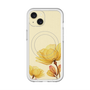 スリムプロテクションプレミアムケース with MagSafe［ Natural Flower - Yellow ］