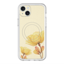 スリムプロテクションプレミアムケース with MagSafe［ Natural Flower - Yellow ］