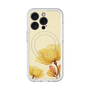 スリムプロテクションプレミアムケース with MagSafe［ Natural Flower - Yellow ］