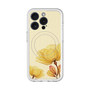 スリムプロテクションプレミアムケース with MagSafe［ Natural Flower - Yellow ］