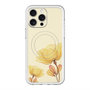 スリムプロテクションプレミアムケース with MagSafe［ Natural Flower - Yellow ］