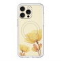 スリムプロテクションプレミアムケース with MagSafe［ Natural Flower - Yellow ］