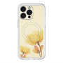 スリムプロテクションプレミアムケース with MagSafe［ Natural Flower - Yellow ］