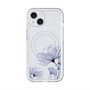 スリムプロテクションプレミアムケース with MagSafe［ Natural Flower - blue ］