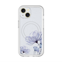 スリムプロテクションプレミアムケース with MagSafe［ Natural Flower - blue ］