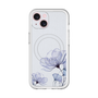 スリムプロテクションプレミアムケース with MagSafe［ Natural Flower - blue ］