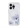 スリムプロテクションプレミアムケース with MagSafe［ Natural Flower - blue ］