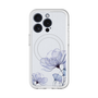スリムプロテクションプレミアムケース with MagSafe［ Natural Flower - blue ］