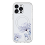 スリムプロテクションプレミアムケース with MagSafe［ Natural Flower - blue ］