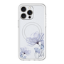 スリムプロテクションプレミアムケース with MagSafe［ Natural Flower - blue ］