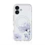 スリムプロテクションプレミアムケース with MagSafe［ Natural Flower - blue ］