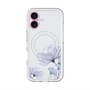 スリムプロテクションプレミアムケース with MagSafe［ Natural Flower - blue ］