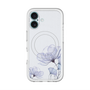 スリムプロテクションプレミアムケース with MagSafe［ Natural Flower - blue ］