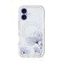 スリムプロテクションプレミアムケース with MagSafe［ Natural Flower - blue ］