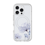スリムプロテクションプレミアムケース with MagSafe［ Natural Flower - blue ］