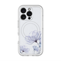 スリムプロテクションプレミアムケース with MagSafe［ Natural Flower - blue ］