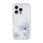 スリムプロテクションプレミアムケース with MagSafe［ Natural Flower - blue ］