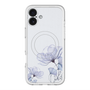スリムプロテクションプレミアムケース with MagSafe［ Natural Flower - blue ］