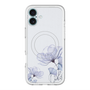 スリムプロテクションプレミアムケース with MagSafe［ Natural Flower - blue ］