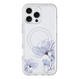 スリムプロテクションプレミアムケース with MagSafe［ Natural Flower - blue ］