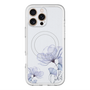スリムプロテクションプレミアムケース with MagSafe［ Natural Flower - blue ］
