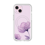 スリムプロテクションプレミアムケース with MagSafe［ Natural Flower - Purple ］