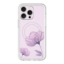 スリムプロテクションプレミアムケース with MagSafe［ Natural Flower - Purple ］