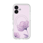 スリムプロテクションプレミアムケース with MagSafe［ Natural Flower - Purple ］