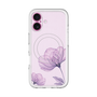 スリムプロテクションプレミアムケース with MagSafe［ Natural Flower - Purple ］