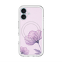 スリムプロテクションプレミアムケース with MagSafe［ Natural Flower - Purple ］