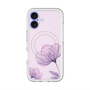スリムプロテクションプレミアムケース with MagSafe［ Natural Flower - Purple ］