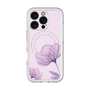 スリムプロテクションプレミアムケース with MagSafe［ Natural Flower - Purple ］