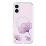 スリムプロテクションプレミアムケース with MagSafe［ Natural Flower - Purple ］